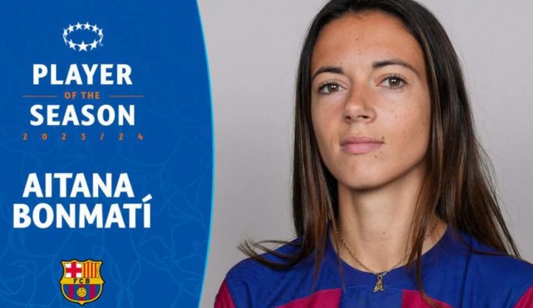 官方：6球6助攻，邦玛蒂当选2023-24赛季女足欧冠最佳球员